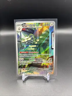 Pokemon TCG Ferrothorn Paradox Rift 209/182 Holo Illustration Rare Card - Image 1