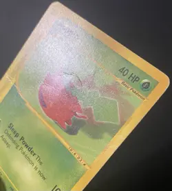 Hoppip 112/165 Expedition Base Set Regular *HEAVY DAMAGE* Pokemon Card - Image 3