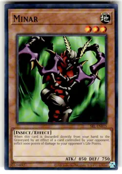 Yugioh! Minar - SRL-EN015 - Common - Unlimited 25th Anniversary Edition Near Min - Image 1