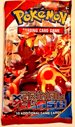 Pokemon XY Primal Clash Booster Pack Sports Trading Card - Image 1