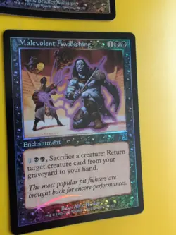 Last Rites & Malevolent Awakening. MTG Card. Odyssey.Old Border FOIL.2 cards - Image 5