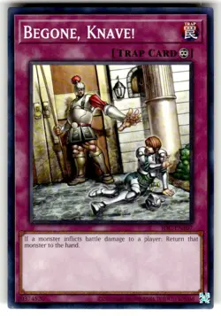 Yugioh! Begone, Knave! - IOC-EN107 - Common - Unlimited 25th Anniversary Edition - Image 1