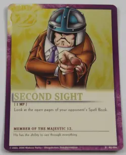 Zatch Bell! the Card Battle Majestic 12 Foil Promo Card: Second Sight MJ-004 - Image 1