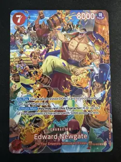 One Piece Card Game 🏴‍☠ST15 - 002 Edward Newgate "SP" NM Alt Art Foil ENG - Image 1