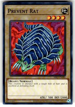 Yugioh! Prevent Rat - MRD-EN084 - Common - Unlimited 25th Anniversary Edition Ne - Image 1