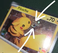 DOUBLE CHEEK WHOLE SWIRL 🌀💫 NM Pikachu 051/162 30th Anniversary Pokemon Card - Image 1