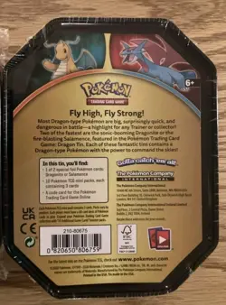 Pokemon TCG Salamence Dragons Tin w/ 10 Mini 3-Card Booster Packs - NEW/SEALED - Image 2