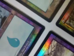 MTG Foil Basic Land Lot 14 Cards Mixed Sets Magic The Gathering - Image 4