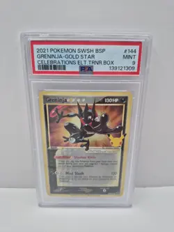 Greninja Star Promo SWSH: Sword & Shield Promo Cards SWSH144 PSA 9 - Image 1