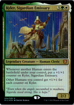 Kyler, Sigardian Emissary M Commander: Innistrad: Midnight Hunt 4 FOIL Near Mint - Image 1