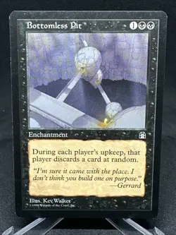 Bottomless Pit MTG Stronghold Regular NM Magic The Gathering - Image 1