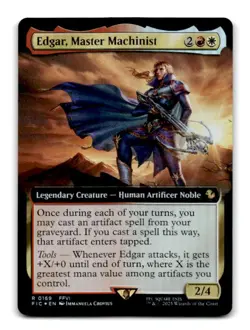 Edgar, Master Machinist (Extended Art) R Commander: FINAL FANTASY 169 NM - Image 1