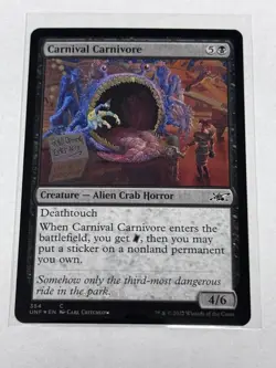 Carnival Carnivore Galaxy Foil Unfinity Foil #354 - Image 1