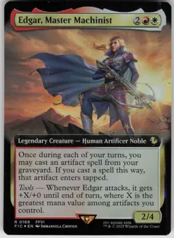 MTG TCG Edgar, Master Machinist (Extended Art) R Commander: FINAL FANTASY 169 - Image 1