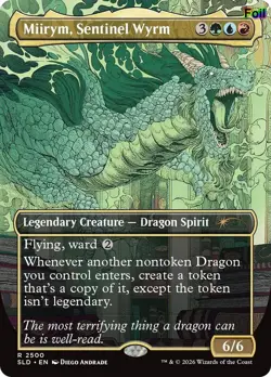 Miirym, Sentinel Wyrm Foil 2500 Secret Lair Drop Series NM EN - Image 1