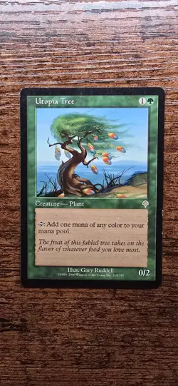Wizards of the Coast Utopia Tree Creature Green Regular English 219/350 2000 - Image 1