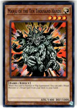YuGiOh! Manju of the Ten Thousand Hands IOC-EN088 Common 25th Anniversary NM - Image 1