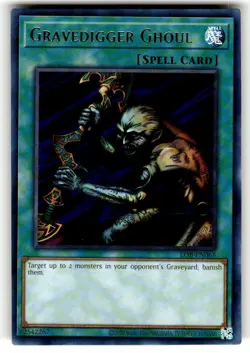 Yugioh! Gravedigger Ghoul - LOB-EN065 - Rare - Unlimited 25th Anniversary Ed NM - Image 1