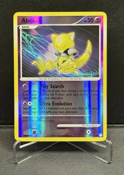 Pokemon Abra Common Mysterious Treasures 69/123 Reverse Holo - Image 1