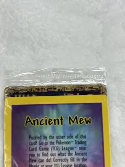 Pokemon Ancient Mew Movie Promo SEALED Holo Foil Card 2000 Nintendo English - Image 5