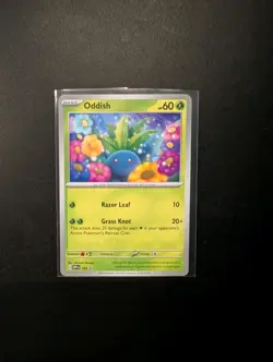 Pokemon Oddish 102 SVP Scarlet Violet Promo Black Star NM - Image 1
