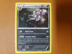 Umbreon HOLO Black Star Promo XY96 Pokemon XY Blister Pack Eevee Eeveelution -LP - Image 1