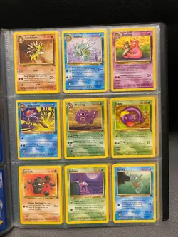 Part Complete Fossil Set Pokemon Cards Bundle Vintage 1999 WOTC No Duplicates - Image 3