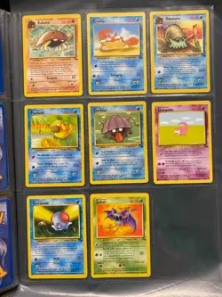 Part Complete Fossil Set Pokemon Cards Bundle Vintage 1999 WOTC No Duplicates - Image 5