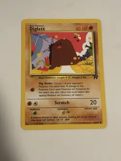 Pokemon - Diglett 52/82 - Team Rocket - Image 1