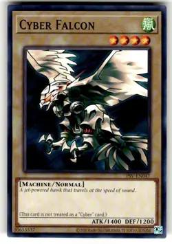 Yugioh! Cyber Falcon - PSV-EN047 - Common - Unlimited 25th Anniversary Edition N - Image 1