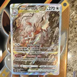 Pokemon TCG Hisuian Zoroark VSTAR Ultra Rare Full Art Holo GG56/GG70 270 HP - Image 1