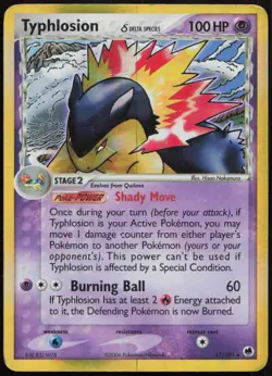 Typhlosion 12/101 DMG Dragon Frontiers Rare Holo Pokemon - Image 1