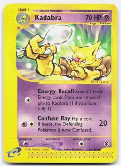 POKEMON KADABRA 84 EXPEDITION BASE SET HP - Image 1