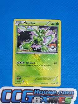 Scyther 4/108 League Trophy 4th Place Stamped Pokemon Dark Explorers CCGHouse RB - Image 2