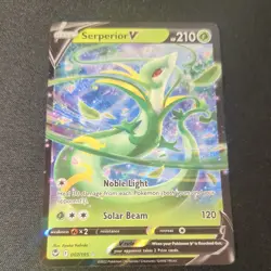 Pokemon TCG | Serperior V #007/195 Silver Tempest Holo Ultra Rare NM - Image 1