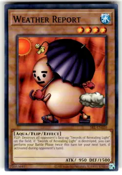 Yugioh! Weather Report - SRL-EN020 - Common - Unlimited 25th Anniversary Edition - Image 1
