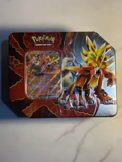 POKEMON PARADOX DESTINIES TIN - GOUGING FIRE EX *New Sealed!* (See Description) - Image 2