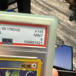 Pokemon Celebi Skyridge Crystal Reverse Holo Secret Rare #145 PSA 9 Mint - Image 3