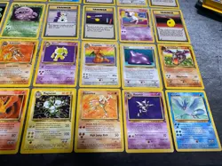 Pokemon Vintage Lot English Non-Holo Rares MP, LP, HP - Dragonite, Gengar - Image 3