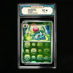 TQG 10 PRISTINE 2023 Pokemon JPN Ivysaur 002/165 U - Image 1