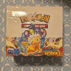 Pokemon Tcg Scarlet & Violet Surging Sparks Booster Box Pikachu English 2024 - Image 1
