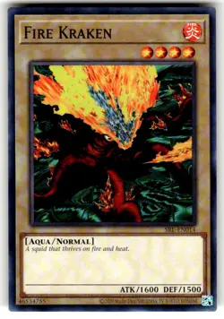 Yugioh! Fire Kraken - SRL-EN014 - Common - Unlimited 25th Anniversary Edition NM - Image 1