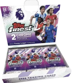 6 Hobby Boxes Topps Finest Premier League 2026 Presale 23/04✅ PRESALE - Image 1