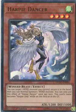 Yugioh Harpie Dancer DUPO-EN044 Ultra Rare 1st Ed NM x3 Play Set - Image 1