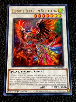 Elfnote Seraphim Strelitzia BPRO-EN040 Yugioh 1st Edition Ultra Rare - Image 1