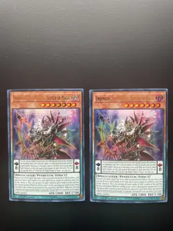 Yugioh Endymion, The Mighty Master Of Magic SR08-EN001 Ultra Rare 1st LP/MP X2 - Image 1