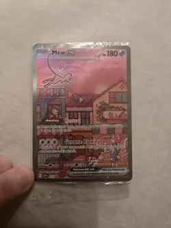 Mew ex SVP 053 Black Star Promo Scarlet And Violet Pokemon Card Sealed - Image 1