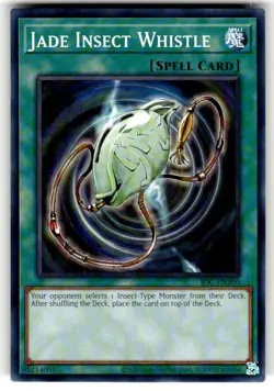YuGiOh! Jade Insect Whistle IOC-EN100 Common 25th Anniversary Edition Near Mint - Image 1