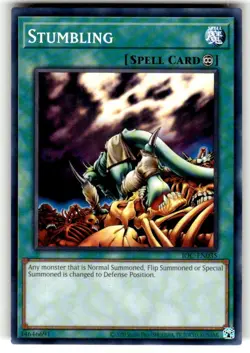 Yugioh! Stumbling - IOC-EN035 - Common - Unlimited 25th Anniversary Edition NM - Image 1