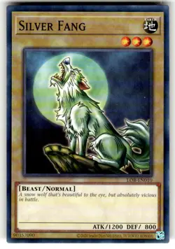 Yugioh! Silver Fang - LOB-EN010 - Common - Unlimited 25th Anniversary Ed - Image 1